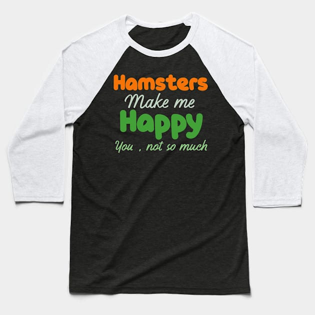 hamsters Baseball T-Shirt by Design stars 5